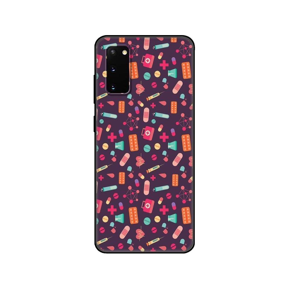 Черный чехол из ТПУ для Samsung Galaxy S20 /S20 PLUS/S20 ultra/S20+ /S20FE задняя крышка медсестра медицина медицина здоровье