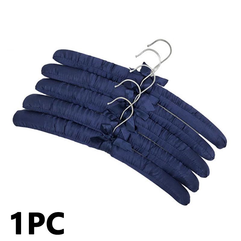 1PC Clothes Shop Clothes Hanger Silk Wrapped Storage Holder Sponge Hangers Padded Hanger Satin