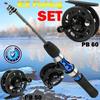 Ice Fishing Accessories Telescopic Fishing Rod Carbon Ice Fishing Reel Fishing Line Wheel