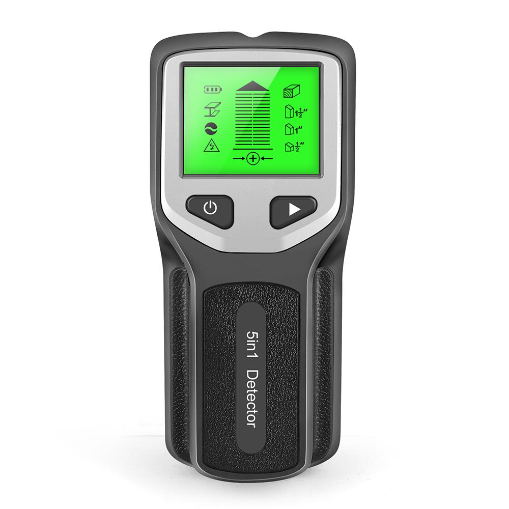 5 In 1 Professional Electronic Wall Detector Handheld Metal Electric Finder Scanner for Wire Detect