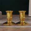 2pcs Taper Candle Holders Candlestick Silver Gold Rod Wax Base Fits Wedding Banquet Art Deco Candle Holder Home Decor