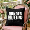 Funny TThe OOffice Cushion Cover Soft Plush Throw Pillow Cover DoubleSided Decorative Cushion Case Sofa Bedroom Home Decor