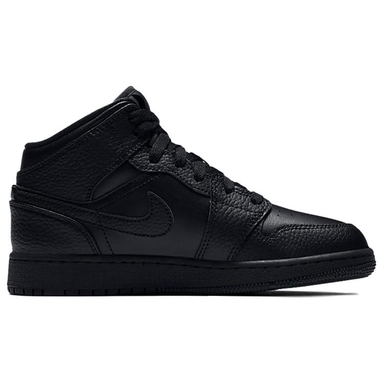 (GS) Air Jordan 1 Mid 'Triple Black' 2020 Детские 554725-091