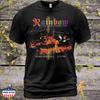 Хлопковая футболка Rainbow Live in Germany 1976 Tee Ричи Блэкмор Кэндис Найт Унисекс Футболка