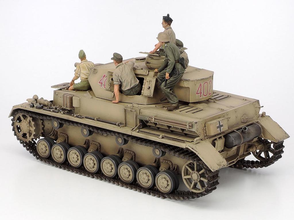 Tamiya Масштабный набор немецкого мотоцикла Panzer IV F Type Messenger Bike Set North Africa Front Plastic Model 25208 1/35