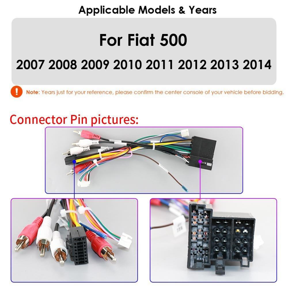 OSSURET 4G 8Core Android Car Radio GPS Stereo For Fiat 500 2007-2014 Multimedia Video Player 2DIN Autoradio DSP Carplay 7862 Intelligent Head Unit FM