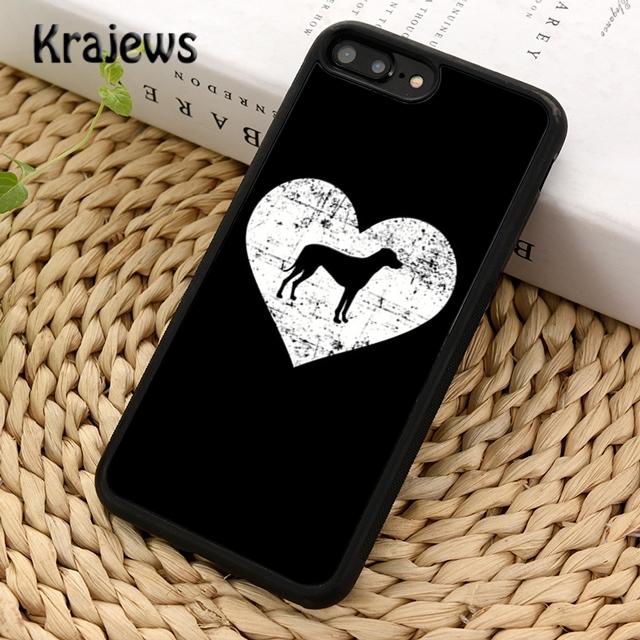 Krajews Rhodesian Ridgeback Dog Soft Phone Case Cover For iPhone 16 15 SE2020 14 6 7 8 plus 11 12 13 pro max coque Fundas