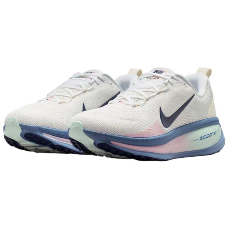 Nike Женские удобные дышащие отзывчивые беговые кроссовки Vomero 18 Белый Синий HM6804-115