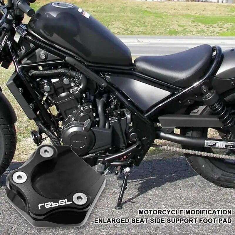 Большие подушечки Cmx500, подставка для мотоциклов, боковая подставка для ног, удлинитель, опорная пластина для Hondas Rebel Cmx300 Cmx500 -