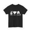 Pickleball Lovers Shirt, Peace Love Pickleball Sports Pickleball Supporter Shirt