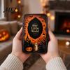 Festive Halloween Keepsake DIY Mini Photo Frames Silhouette Tin Box, Miniature Small Storage Picture Display Container for Party Home Decor