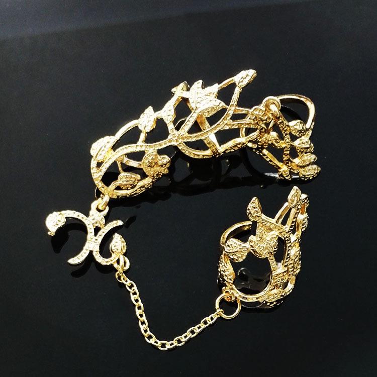 Кольцо с регулируемой огранкой в европейско-американском стиле, инкрустированное розовыми стразами, с полым бриллиантом