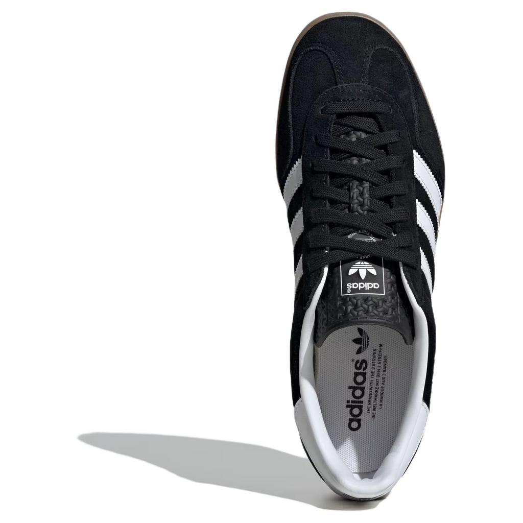 adidas Кроссовки Gazelle Indoor Black White Gum Unisex Core-Black Cloud-White JI2060