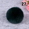 20 шт. Имитация кроличьего меха, шарики, ручной работы, украшение для одежды, сумки, искусственные пушистые, мягкие помпоны, разноцветные шарики для DIY брелока