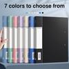 PP A4 File Folder Long Double Clips Archives Binder Creative Document Bag  School Office