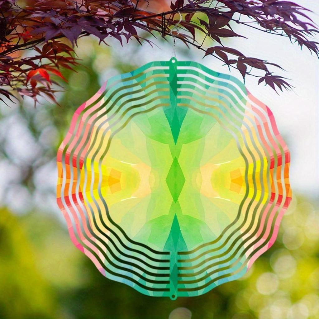 10 Inch Hanging Wind Chime Elegant Outdoor Garden Decor Summer Spring Courtyard Adornment with 360 Degree Hook Perfect Gift for Friends