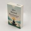 55 шт./набор Карточки-аффирмации для ментальной устойчивости Снятие стресса Мотивационная колода карт Самопомощь Эмоциональное благополучие Поддержка Инструмент для медитации