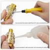 1/4"NPT Mini In-Line Automatic Lubrication Oiler for Pneumatic Tools Air Compressor Pipe Repair Air Tools