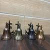 Set of 4 Anchor Bell Mount Dinner Door Bell Indoor, Outdoor Decor Deep Sound Traditional Sacred Church Bell For Housewarming Gifts
