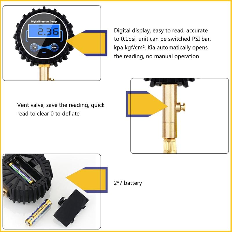 Rapid Tire Deflator with for Valve Caps for Valve Cores & Precision Release Button Quickly Deflate 4x4 Off Road Tires