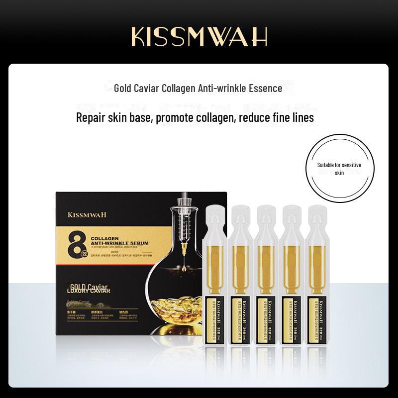 KISSMWAH Золотая Икра Коллаген Увлажняющая Эссенция против Морщин