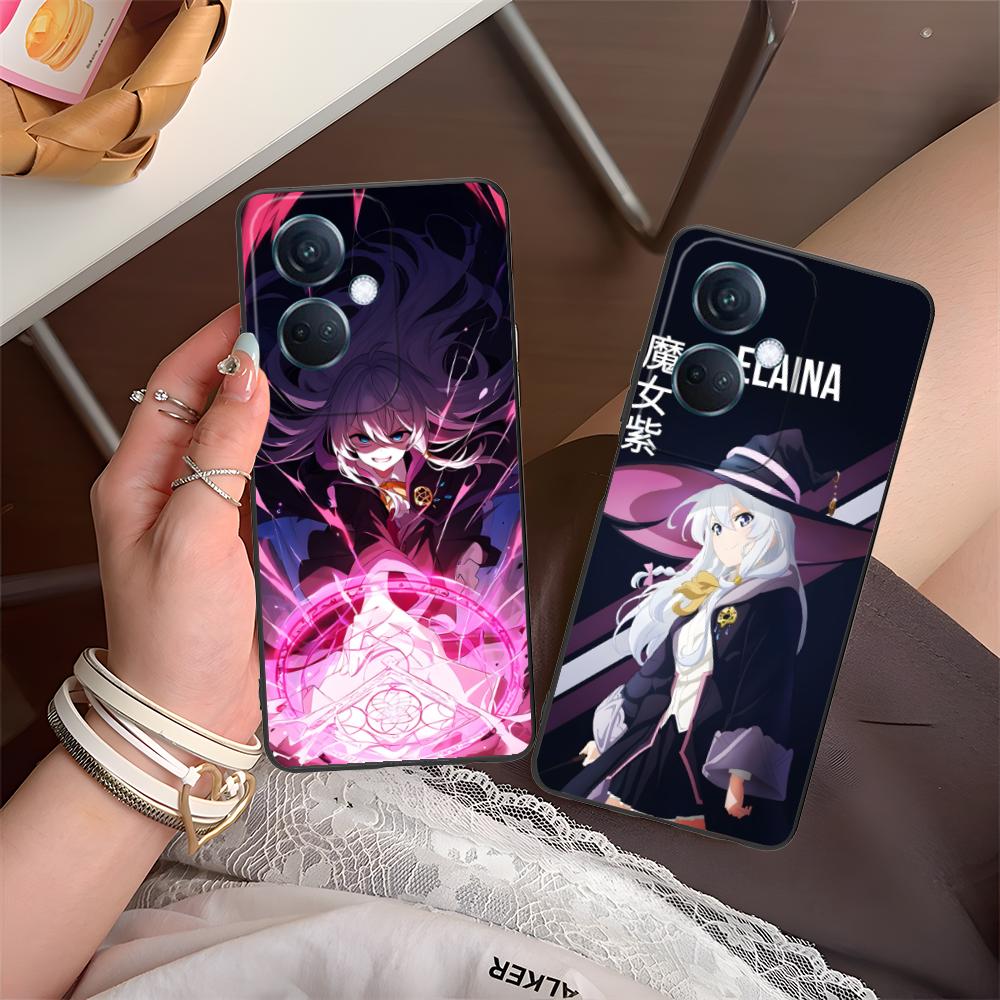 Чехол для мобильного телефона Wandering Witch Elaina из матового ТПУ для OPPO Reno 14 13 12 11 10 9 8 7 6 5 F T Pro 5G, цветная печать
