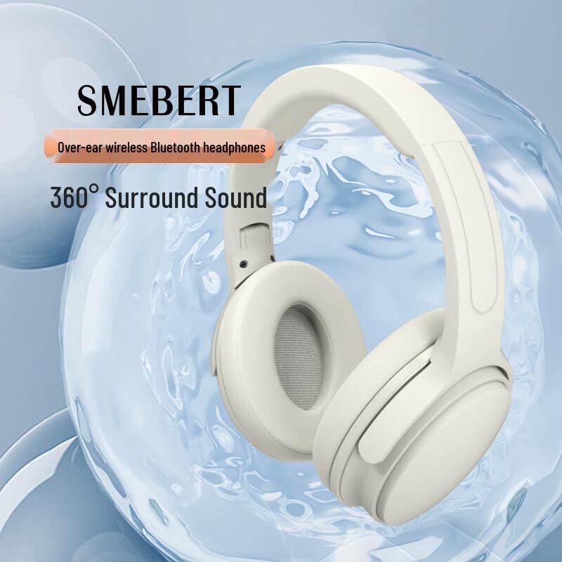 SMEBERT ANC Wireless Bluetooth Over-Ear Headphones