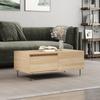VidaXL Coffee Table Sonoma Oak 90x50x36.5 Cm Engineered Wood 830807