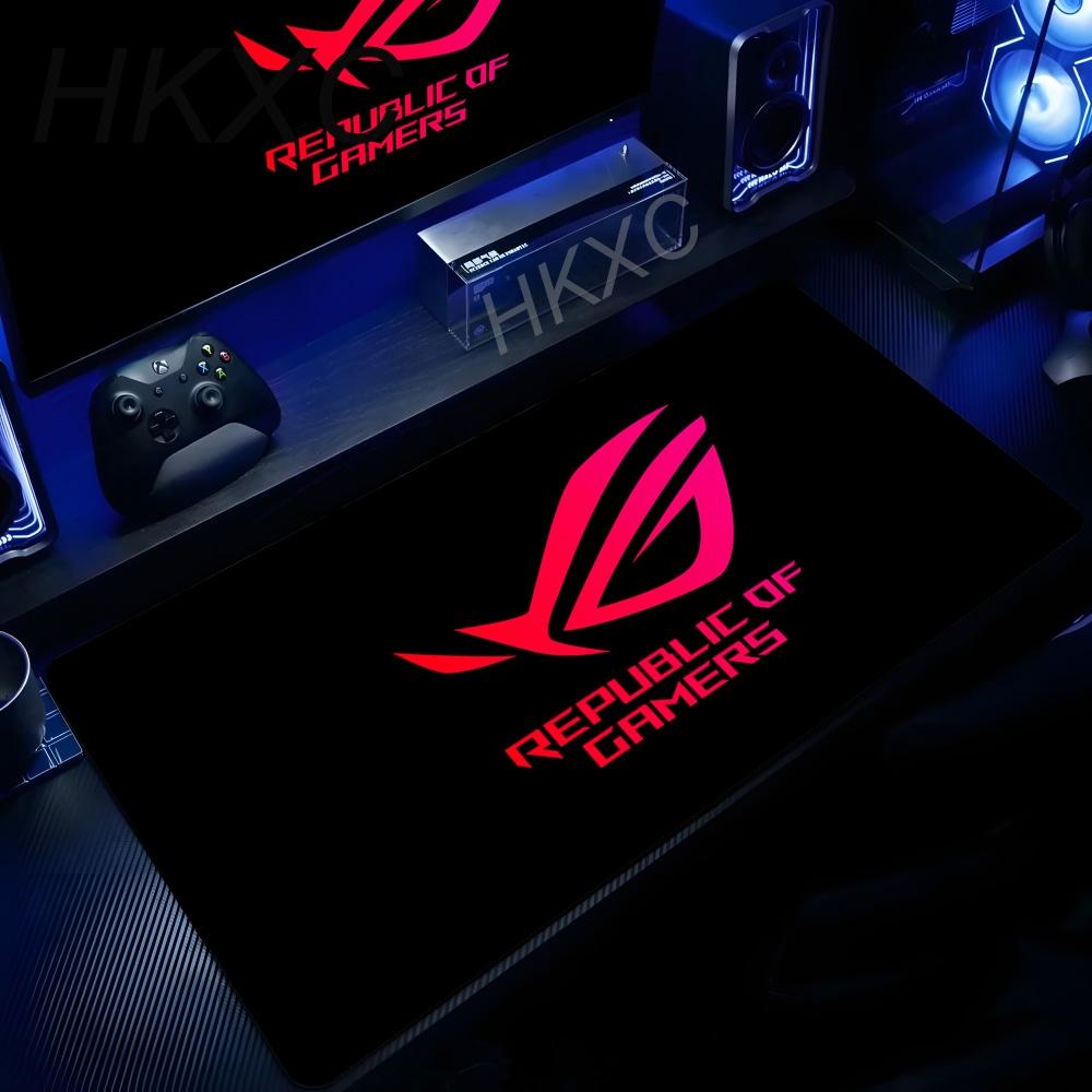 HD ASUS Игровой коврик для мыши Большой коврик для мыши Дизайн ROG Lager Компьютерный ПК Геймер XXL Нескользящий Клавиатура Офисные Аксессуары для интерьера в подарок