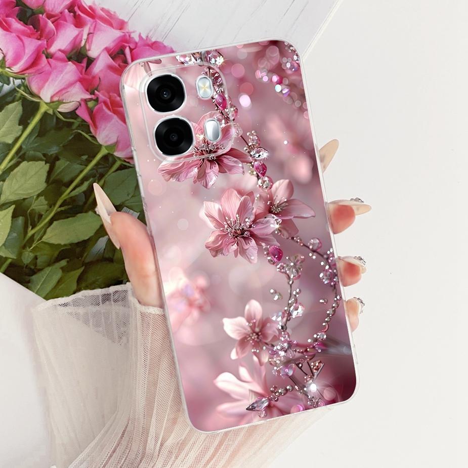 For Oppo A6s 5G Case CPH2789 Luxury Butterfly Painted Cover Soft Slim Phone Case For Oppo A6s 4G CPH2815 A 6s OppoA6s Funda Bags