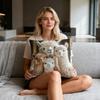 Alpaca Pattern Pillowcase Vivid Animal Printing Universal Size Pillow Cover with Hidden Zipper Home Decor