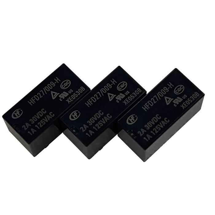 Hongfa HFD27 Signal Relay, 2 Sets Changeover, 2A, 8 Pins, New, 5V/9V/12V