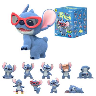ЛУЧШАЯ ИГРУШКА Серия Disney Gachapon Фигурка в слепой коробке Мягкий винил ПВХ Премиальная игрушка Подарок на день рождения для коллекционеров персонажей Disney "Привет, Стич" [1 штука]