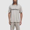 Fear of God Essentials Футболка Хизер Овсяный Унисекс Топы Серый 0125-25050-0229-260