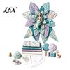 Decorative Bow Making Materials Large Patchwork DIY Kit, Fabric Sewing Farmhouse Front Artisan Gifts for Friends Door Animal Craft Kit Adults,