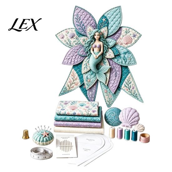 Decorative Bow Making Materials Large Patchwork DIY Kit, Fabric Sewing Farmhouse Front Artisan Gifts for Friends Door Animal Craft Kit Adults,