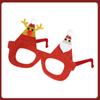 Party Decorations Christmas Frame Glasses Christmas Decorative Glasses Santa Claus Eyeglasses