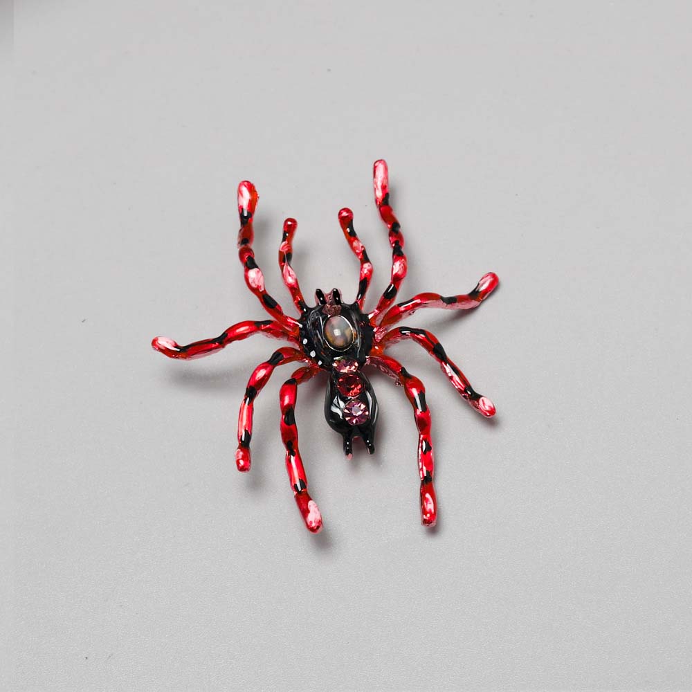 Clothes Backpack Halloween Spider Brooch Lapel Badges Halloween Badge Big Spider Badge Jeans