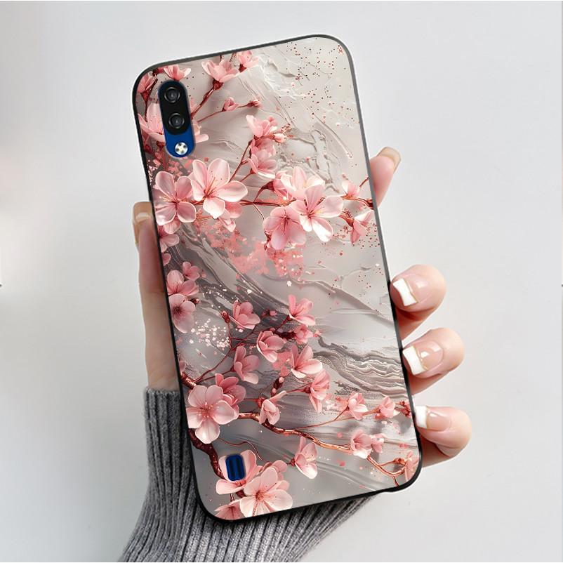 Чехол для телефона ZTE Blade A51 Lite / A5 2020, Роскошный модный, с бабочками и цветами, Черный, Мягкий ТПУ, Силиконовая задняя крышка