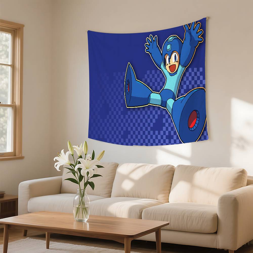 MMega Man Игра Мода Гобелен Настенный Гобелен Арт-деко Покрывало Штора Подвешивание Дома Спальня Гостиная Декор