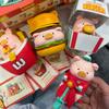 Original Lulu The Piggy Burgers Series Blind Box Surprise Bag Collect Kawaii Doll Desktop Decoration Ornament Trend Toy Gift