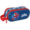 Spidey 3D Double Pencil Case for School-Age Children, Comfortable and Versatile, Quality and Resistance, 21 X 6 X 8 Cm, Blue