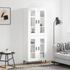 VidaXL Highboard White 69.5x34x180 Cm Engineered Wood 3198289