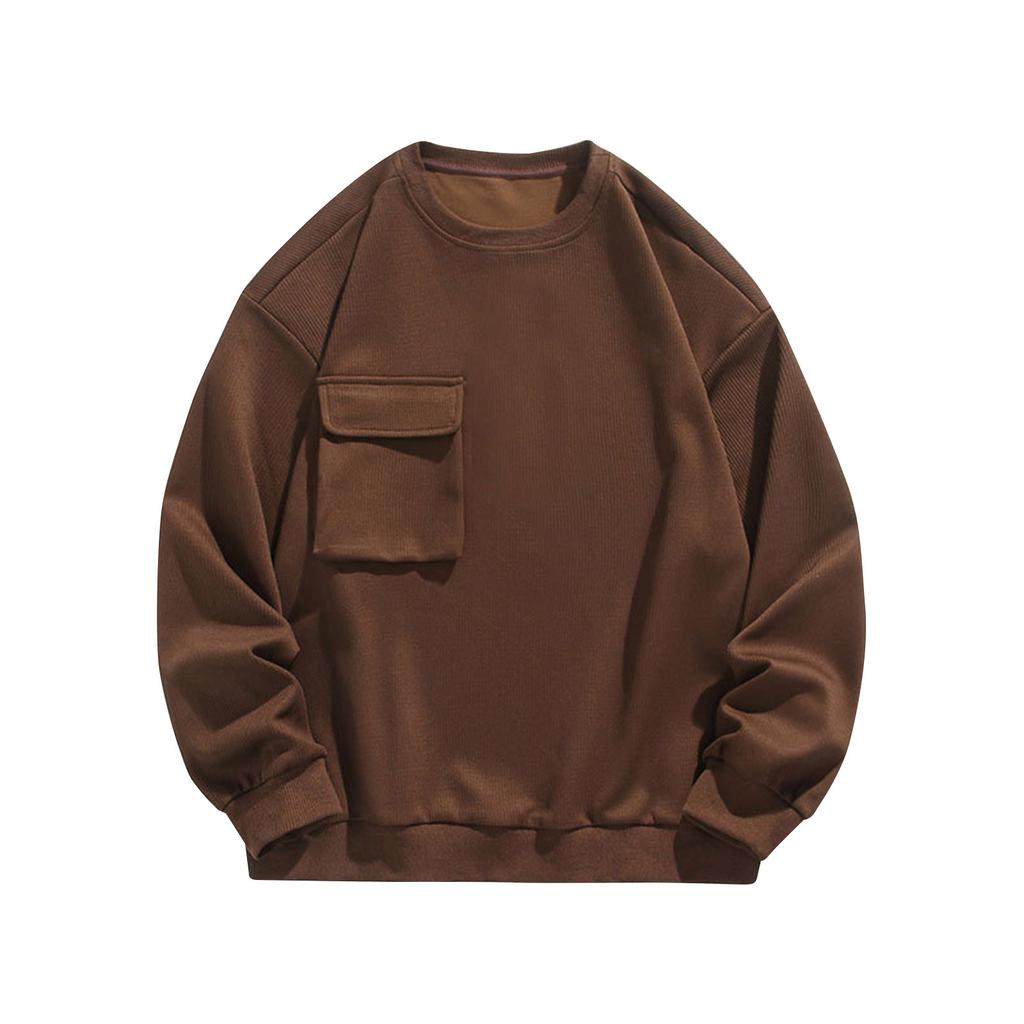 Мужской флисовый круглый воротничок с флисовой толстовкой однотонного цвета и флисовой флисовой курткой