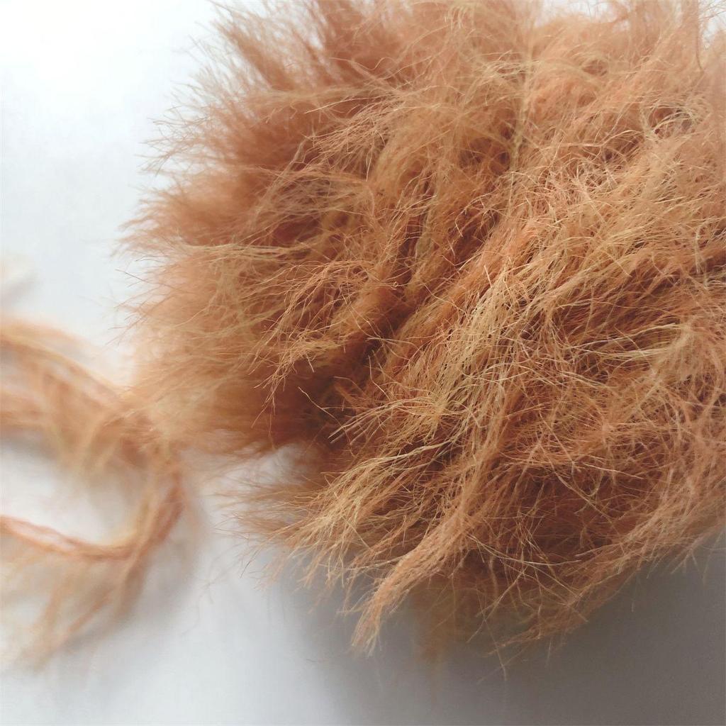 Набор для вязания крючком из смеси норковой шерсти: Материалы для шарфов и сумок