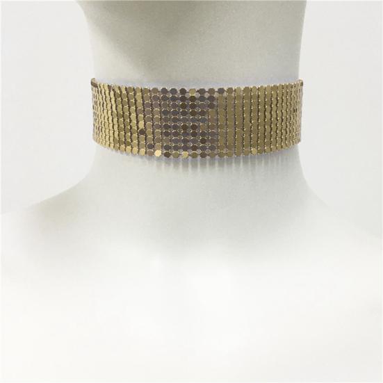 Женский чокер широкий хип-хоп панк крутая личность модная бижутерия сверкающий страз женское колье-воротник клубная одежда