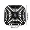 Air Fryer Grill Pan Replacement Perforated Crisper Plate NonStick Fry Coating Pan for Instant Vortex 6qt Dishwasher Safe