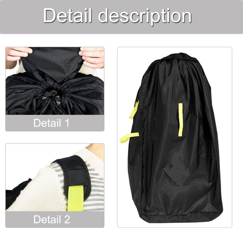 Multifunction Pram Bag for Airplanes Travel Compact & Protective Convenient Airplanes Gate Check Bag Large Size for Car Seats