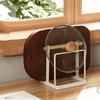 Multi Layer Cutting Board Rack Metal Pot Lid Rack Shelf Rustproof Chopping Board Organizer  Plates