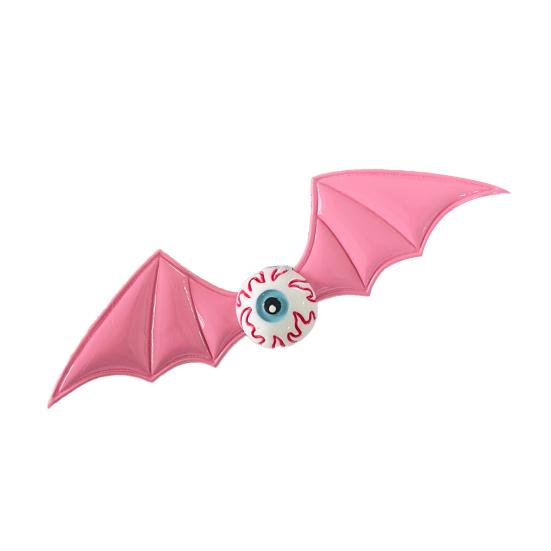 Хэллоуинская заколка для волос в темном стиле, крылья летучей мыши, дизайн тыквы и глазного яблока, пародийная заколка для волос, универсальный готический уличный аксессуар для волос для вечеринки